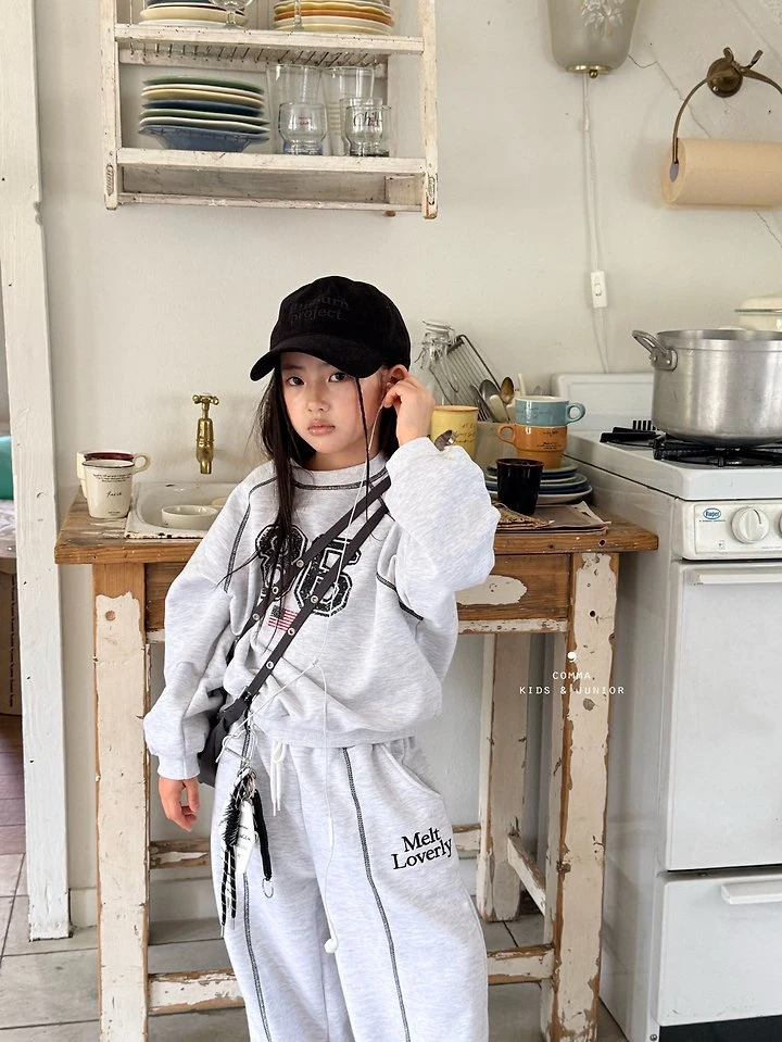 Comma - Korean Children Fashion - #childofig - 86 Raglan Sweatshirt - 12