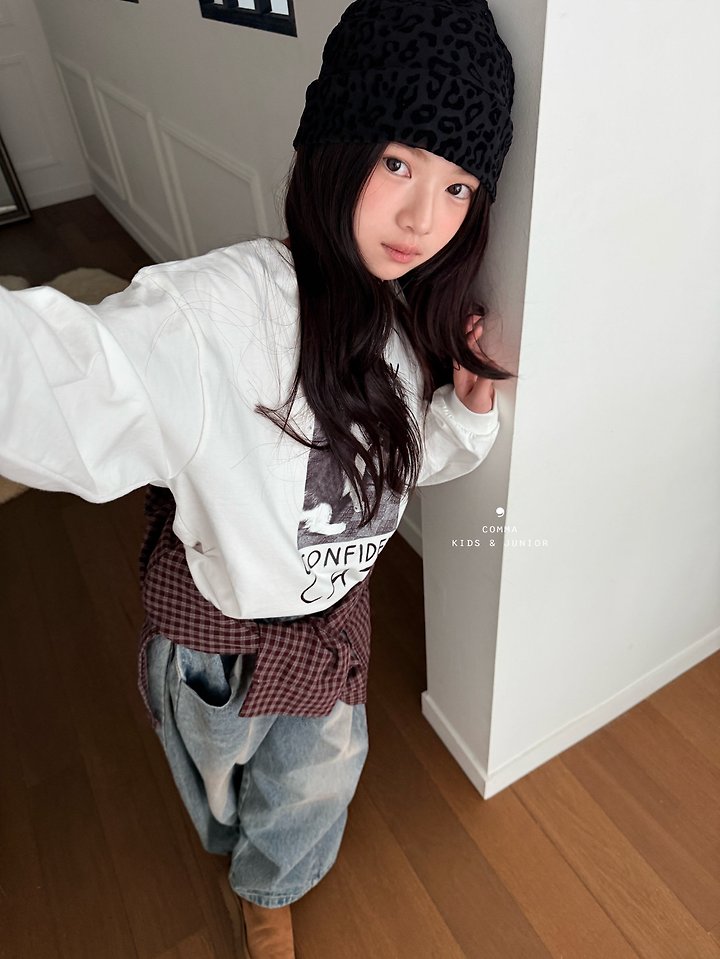 Comma - Korean Children Fashion - #childofig - Denim Cut-Line Jeans - 9