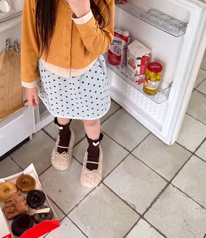 Comma - Korean Children Fashion - #childofig - Dot Skirt