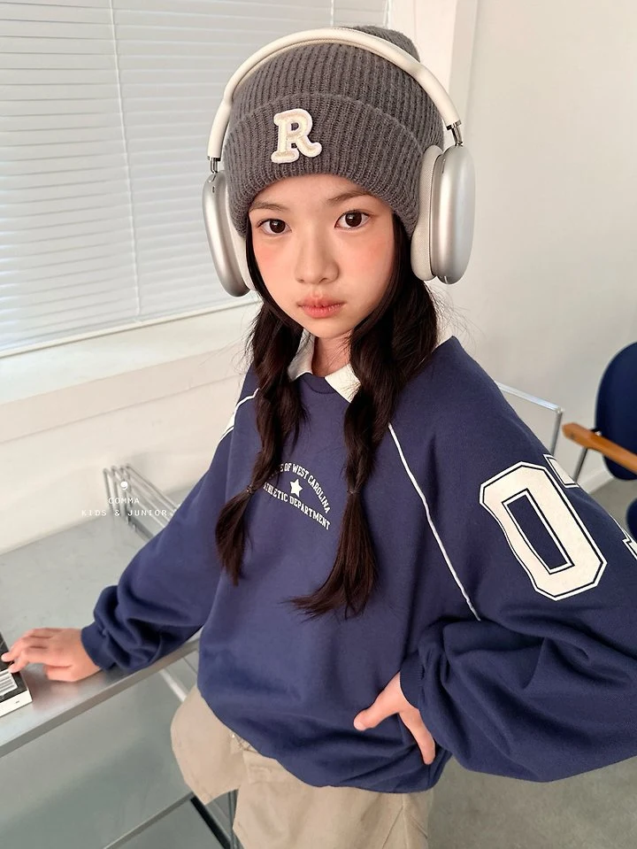 Comma - Korean Children Fashion - #childofig - 07 Collar Sweatshirt - 7