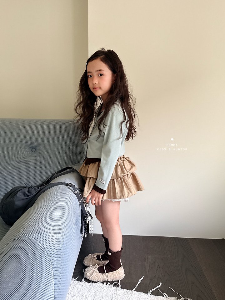 Comma - Korean Children Fashion - #childrensboutique - Colorblock Cardigan - 7