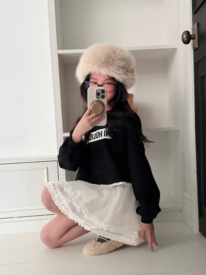 Comma - Korean Children Fashion - #designkidswear - Mini Lace Tee - 7