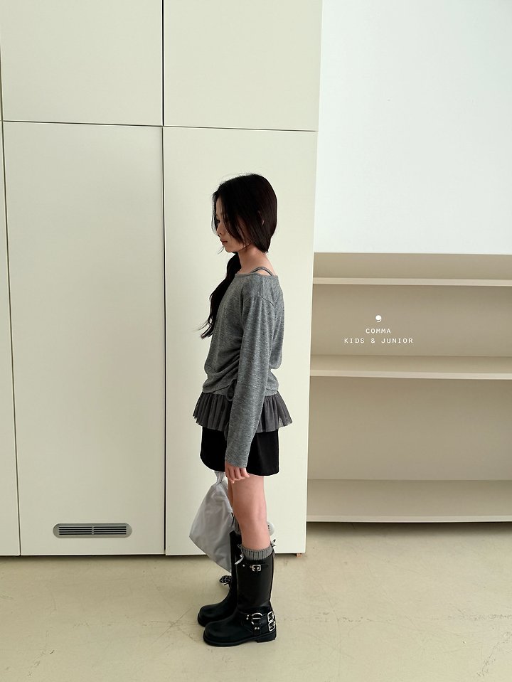 Comma - Korean Children Fashion - #designkidswear - Cargo Skirt Pants - 10