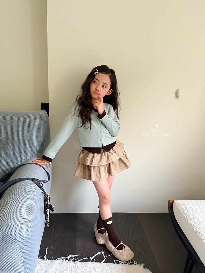 Comma - Korean Children Fashion - #designkidswear - Colorblock Cardigan - 8