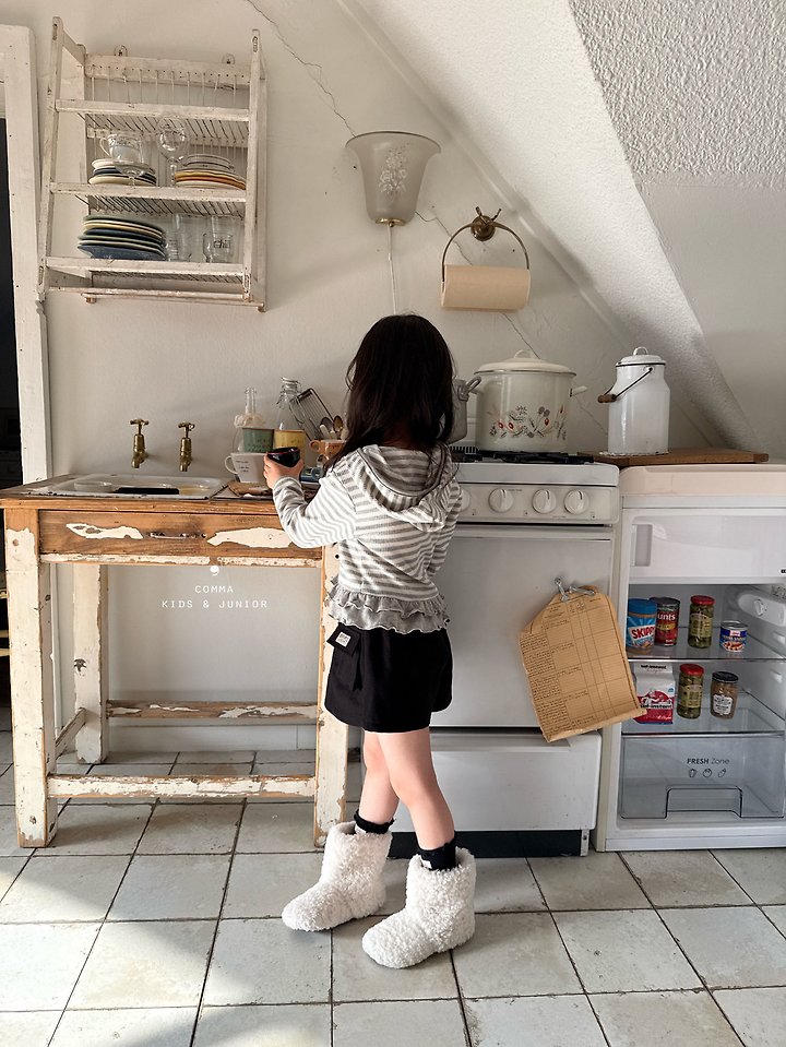 Comma - Korean Children Fashion - #discoveringself - Zip-Up Hoodie - 10