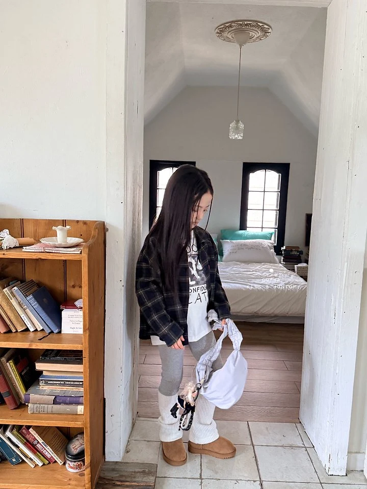 Comma - Korean Children Fashion - #discoveringself - Check Shirt - 5