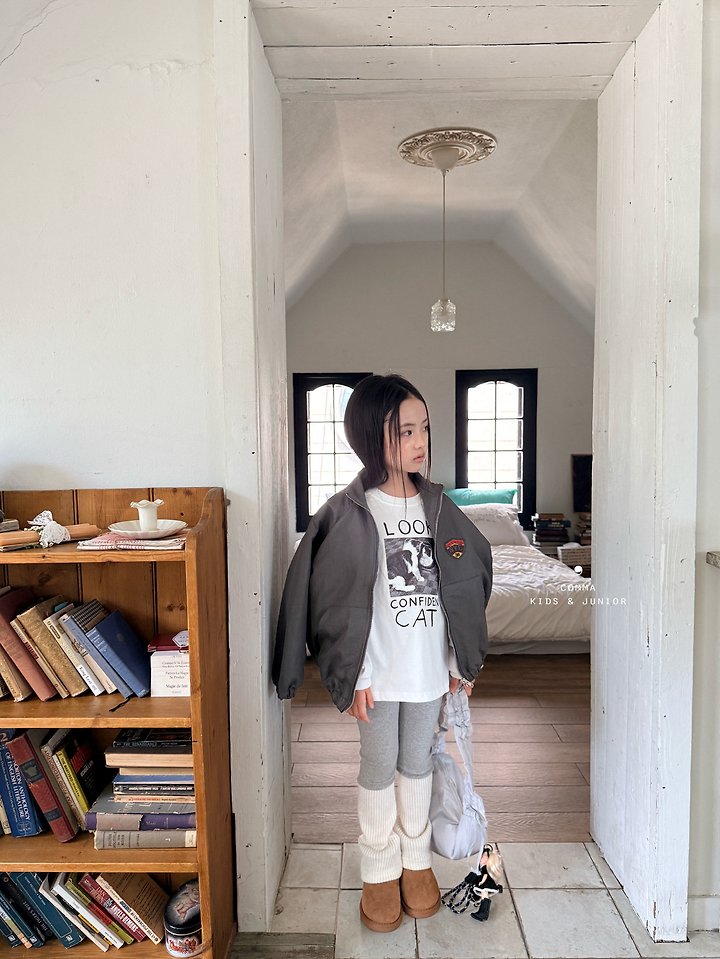 Comma - Korean Children Fashion - #discoveringself - Kitty Tee - 7
