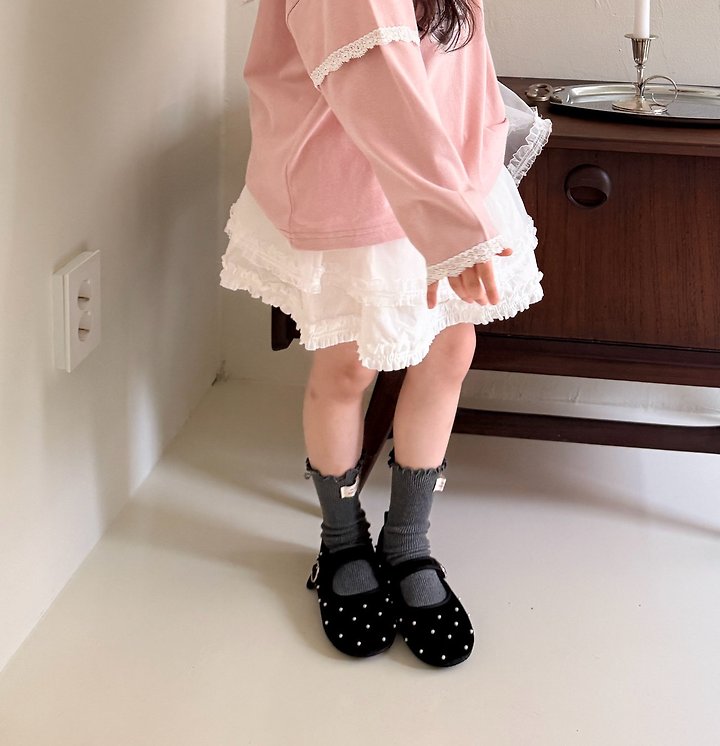 Comma - Korean Children Fashion - #discoveringself - Frill Shirring Skirt