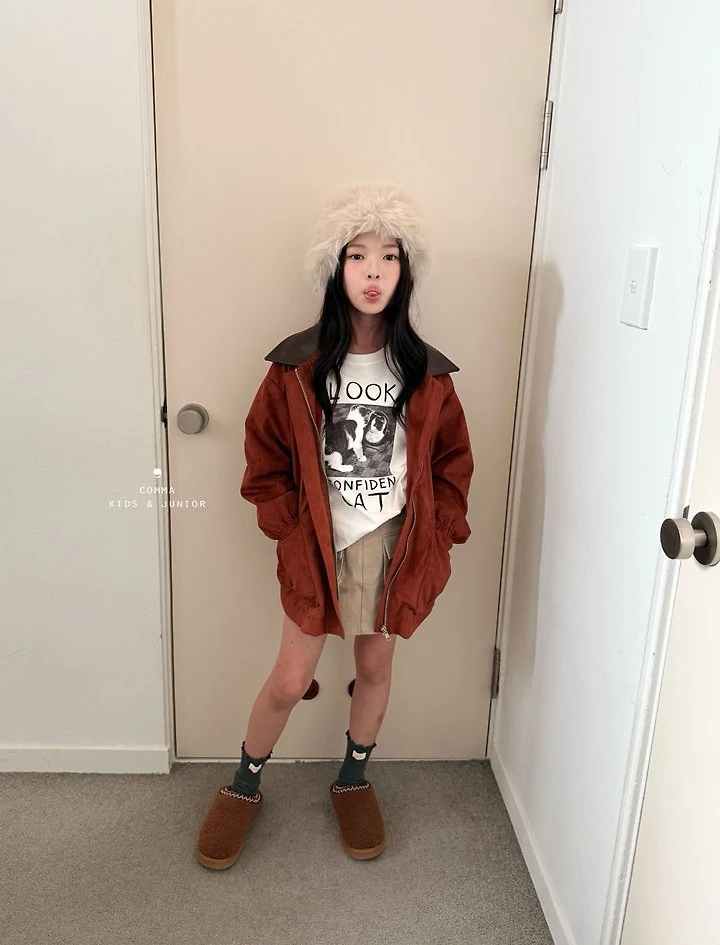 Comma - Korean Children Fashion - #discoveringself - Collar Jacket - 11