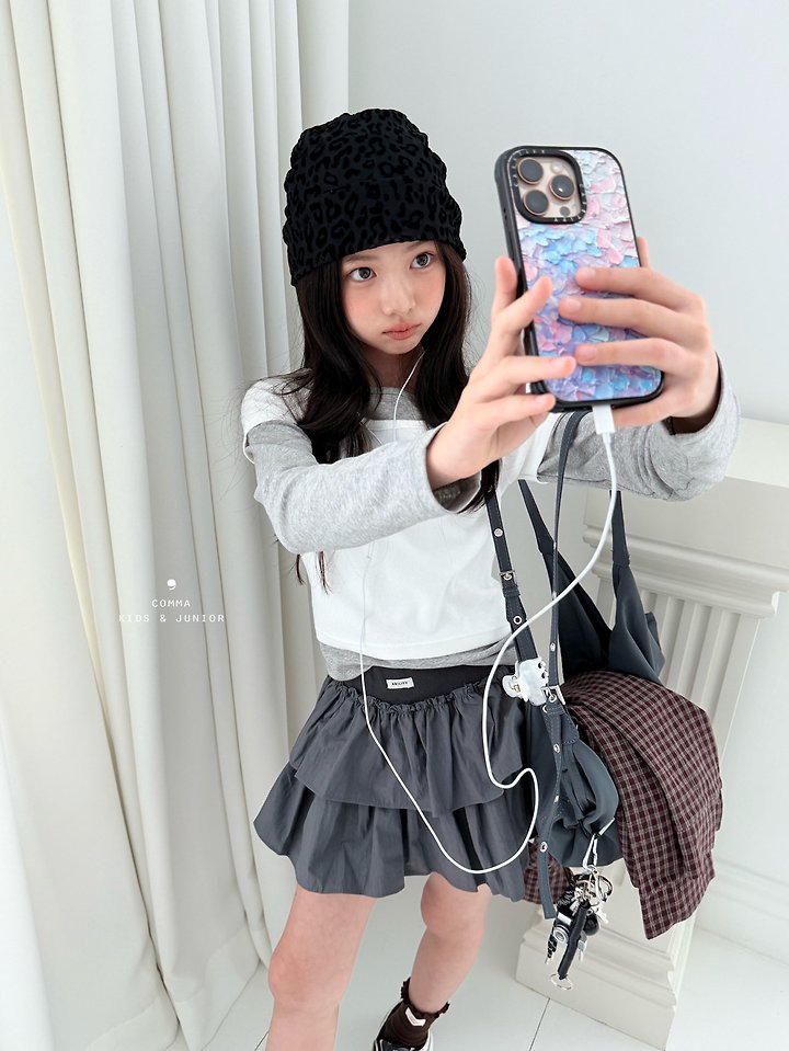 Comma - Korean Children Fashion - #fashionkids - Point Layered Tee - 5