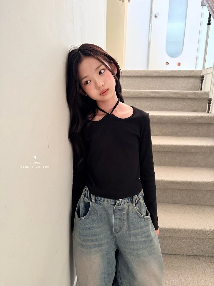 Comma - Korean Children Fashion - #fashionkids - Strap Tee