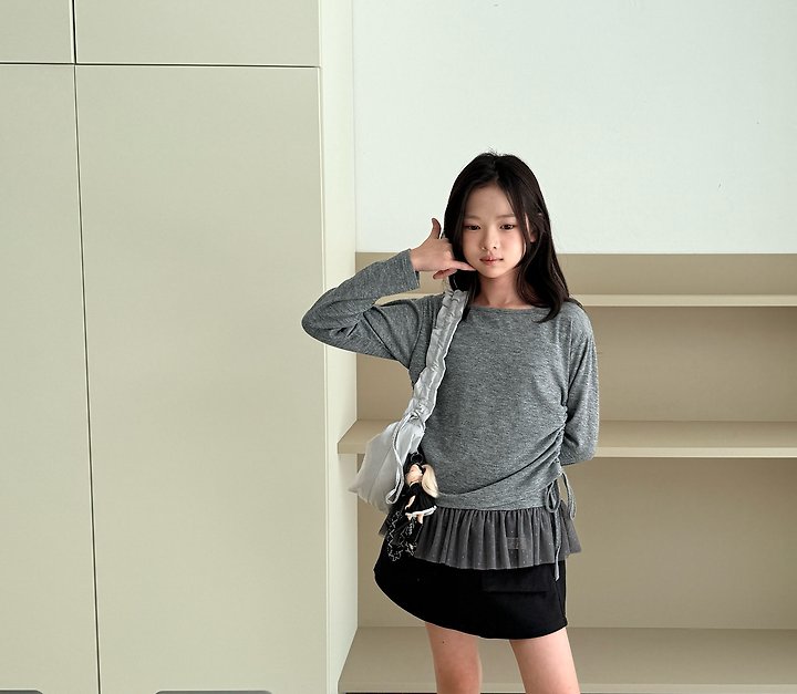 Comma - Korean Children Fashion - #fashionkids - Mesh Frill Set - 11