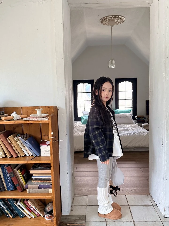 Comma - Korean Children Fashion - #kidsshorts - Check Shirt - 7