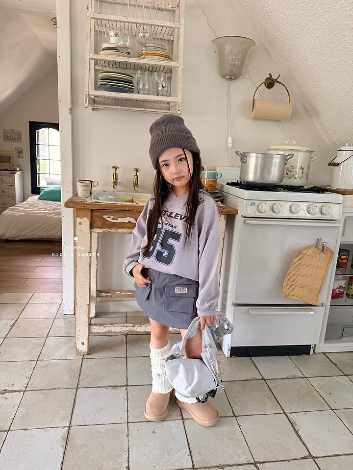 Comma - Korean Children Fashion - #kidsshorts - Cut-Line Boxy Tee - 6