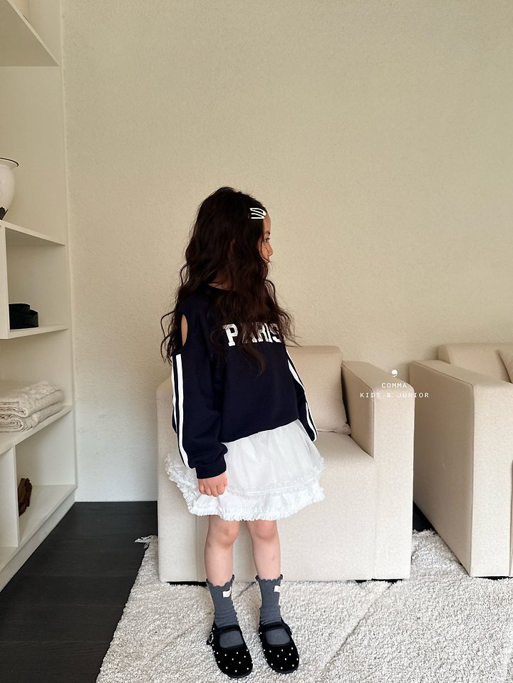 Comma - Korean Children Fashion - #kidsshorts - Frill Shirring Skirt - 3