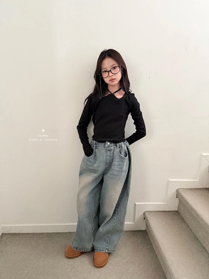 Comma - Korean Children Fashion - #kidsstore - Strap Tee - 3