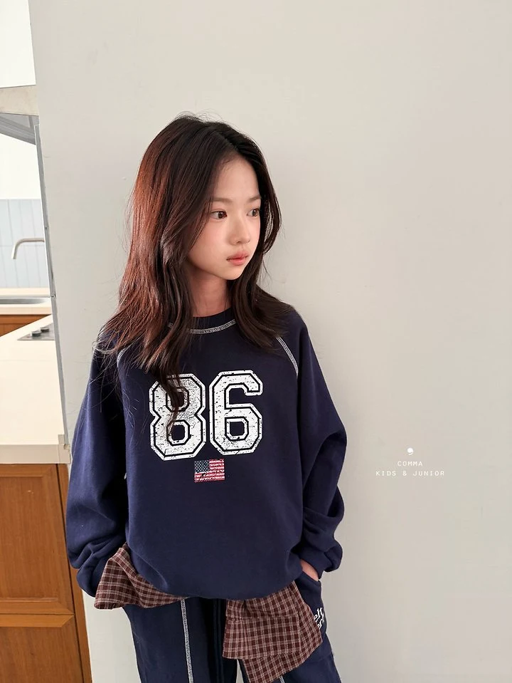 Comma - Korean Children Fashion - #kidsstore - 86 Raglan Sweatshirt - 2