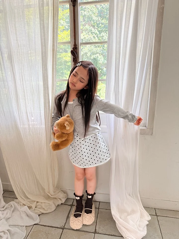 Comma - Korean Children Fashion - #kidsstore - Dot Skirt - 7