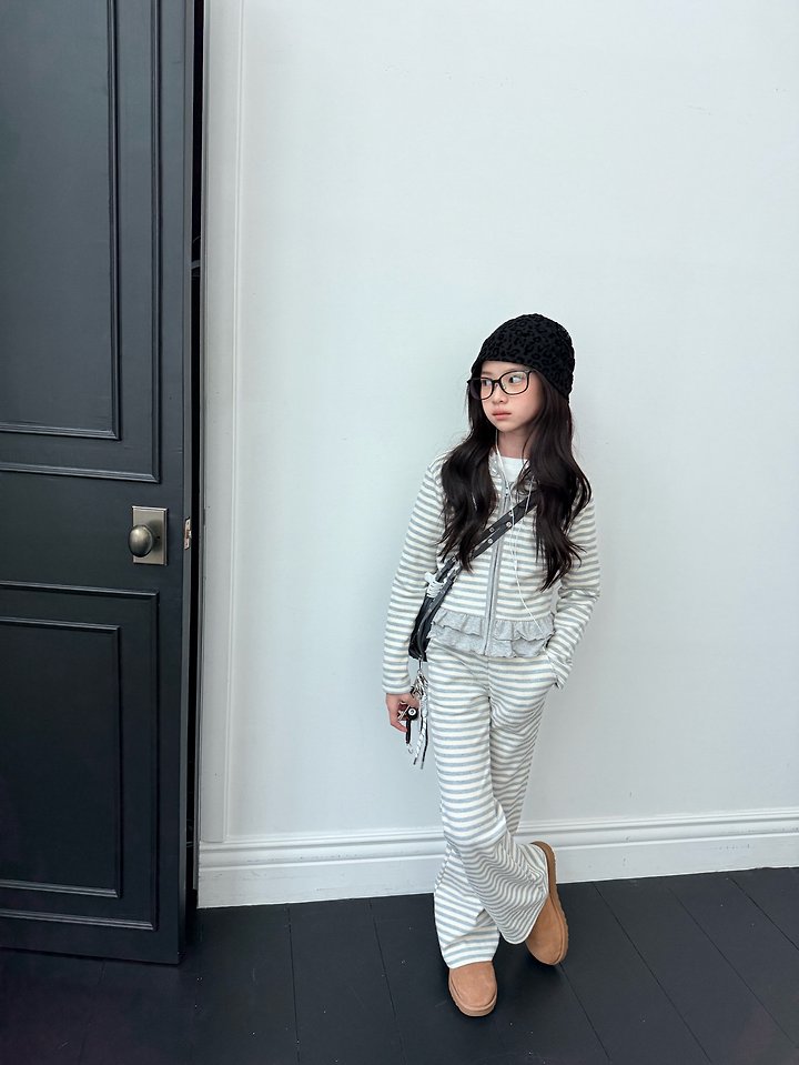 Comma - Korean Children Fashion - #kidzfashiontrend - Wide Bootcut Pants - 11