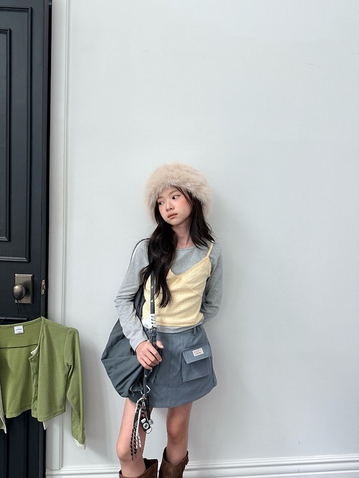 Comma - Korean Children Fashion - #kidzfashiontrend - Bustier Layered Tee - 5