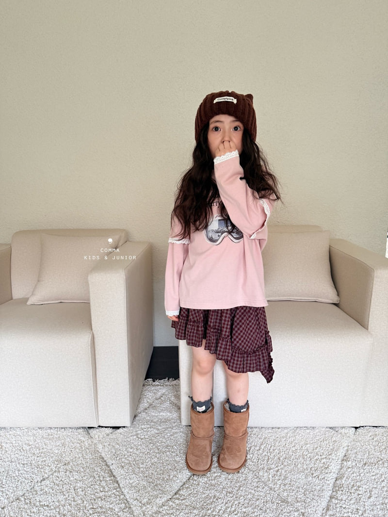 Comma - Korean Children Fashion - #kidzfashiontrend - Goggle Lace Tee - 7