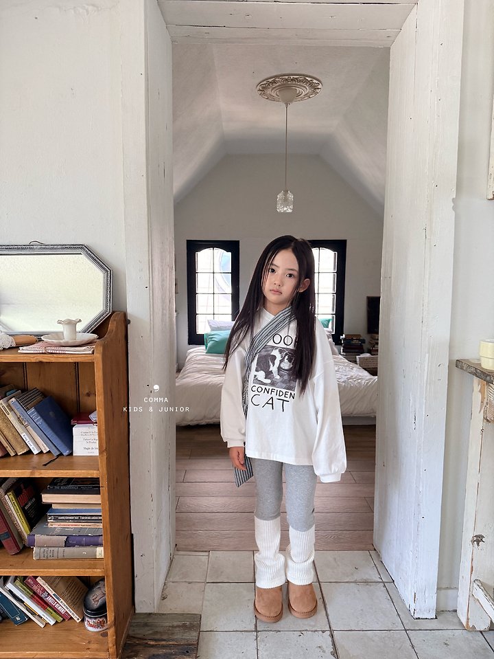 Comma - Korean Children Fashion - #kidzfashiontrend - Warmer Leggings - 3
