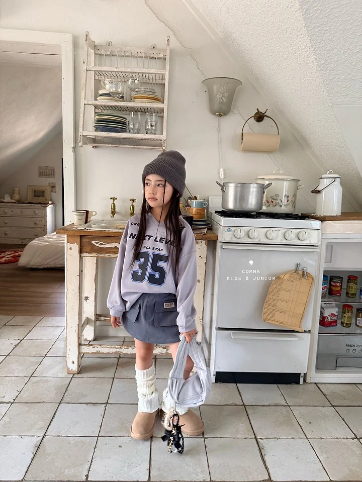 Comma - Korean Children Fashion - #kidzfashiontrend - Cut-Line Boxy Tee - 8