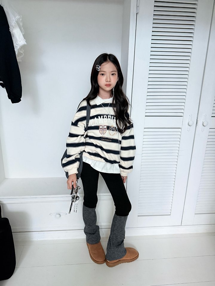Comma - Korean Children Fashion - #kidzfashiontrend - Cambridge Sweatshirt - 3