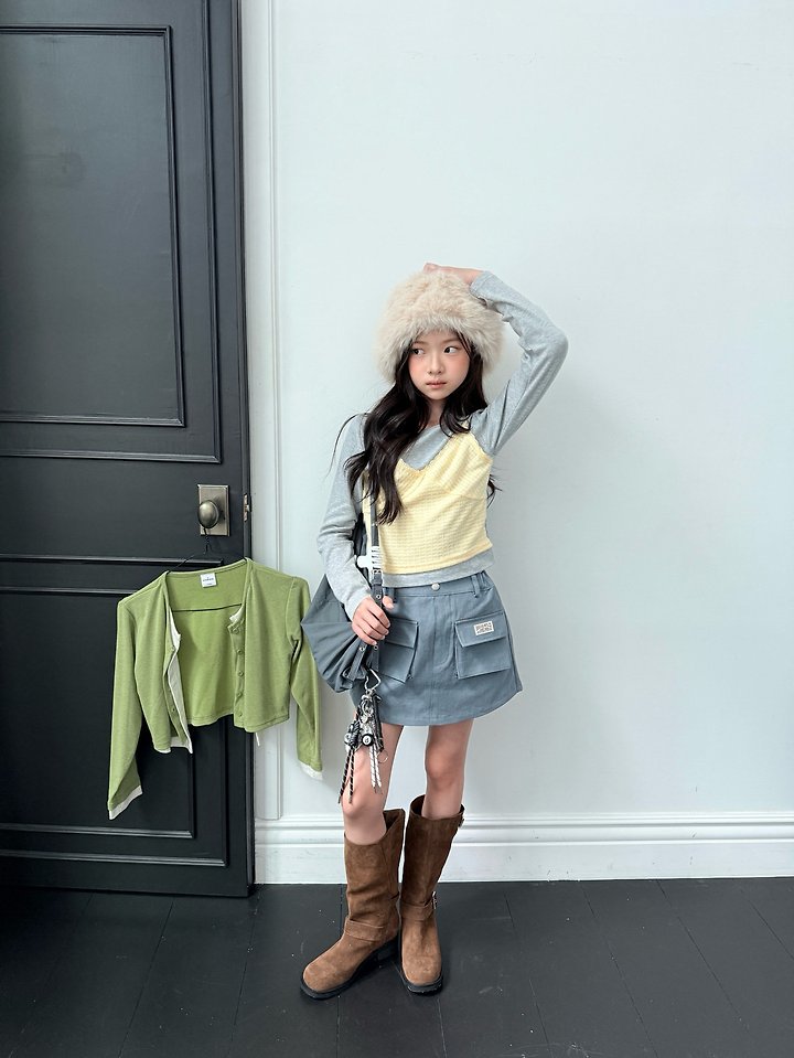 Comma - Korean Children Fashion - #littlefashionista - Bustier Layered Tee - 7
