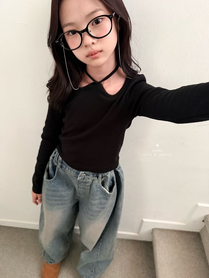 Comma - Korean Children Fashion - #littlefashionista - Strap Tee - 6