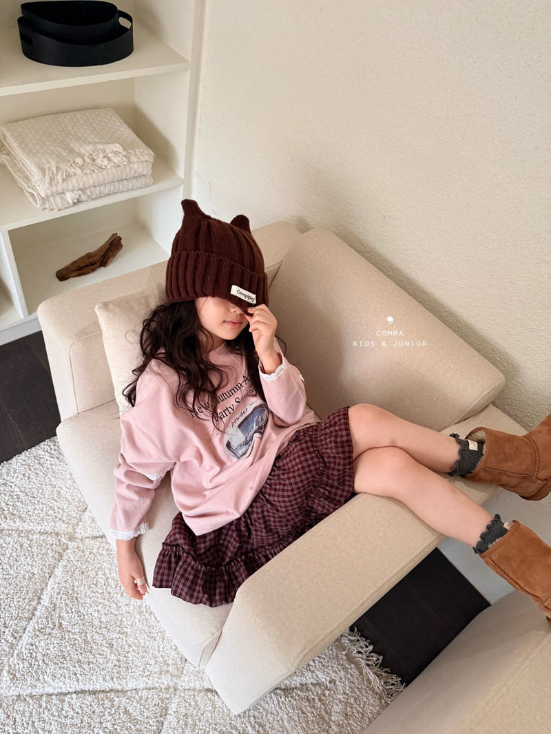 Comma - Korean Children Fashion - #littlefashionista - Goggle Lace Tee - 9