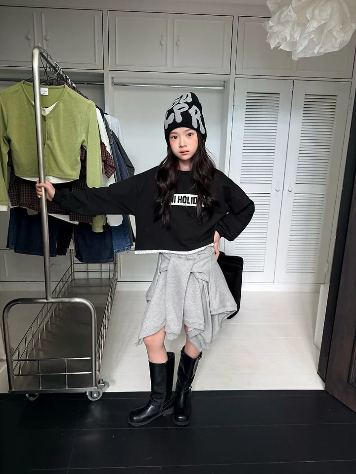 Comma - Korean Children Fashion - #littlefashionista - Tie-Front Skirt Pants - 7