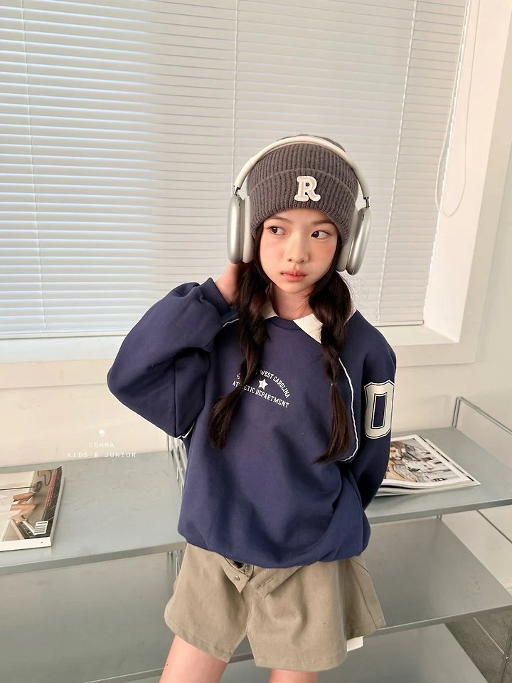 Comma - Korean Children Fashion - #littlefashionista - 07 Collar Sweatshirt - 3