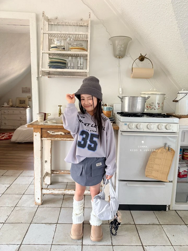Comma - Korean Children Fashion - #littlefashionista - Cut-Line Boxy Tee - 10