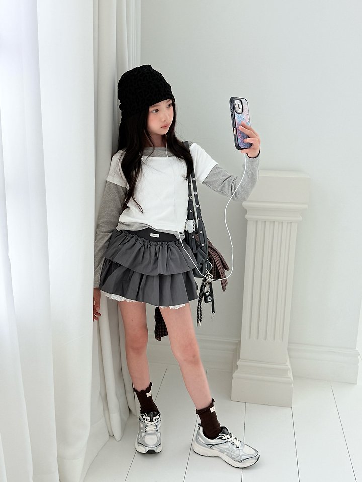 Comma - Korean Children Fashion - #magicofchildhood - Label Cancan Skirt