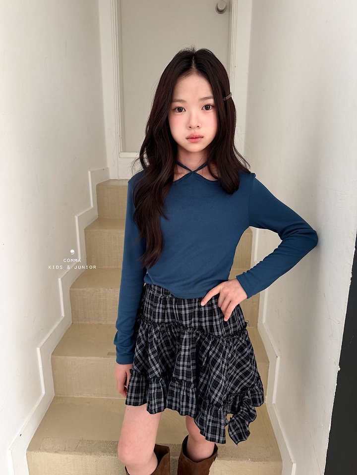 Comma - Korean Children Fashion - #minifashionista - Strap Tee - 8