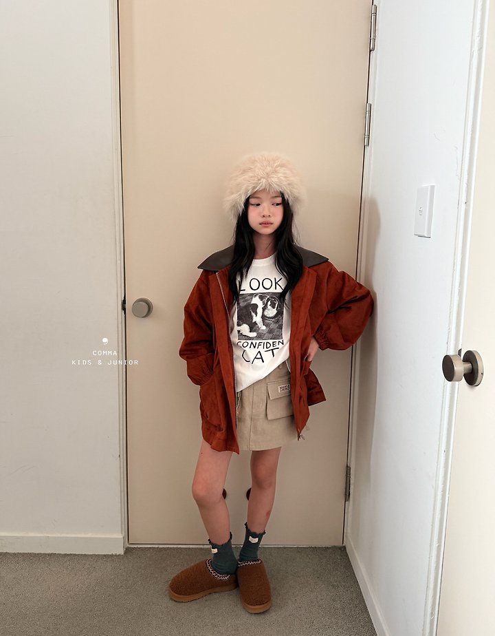 Comma - Korean Children Fashion - #minifashionista - Cargo Skirt Pants - 3