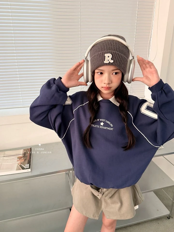 Comma - Korean Children Fashion - #prettylittlegirls - 07 Collar Sweatshirt - 6