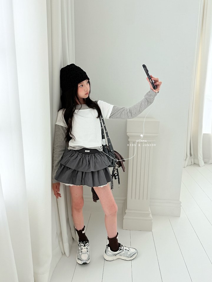 Comma - Korean Children Fashion - #prettylittlegirls - Label Cancan Skirt - 3