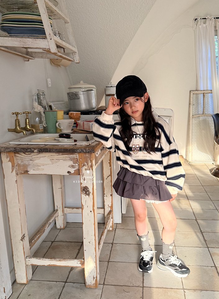 Comma - Korean Children Fashion - #prettylittlegirls - Cambridge Sweatshirt - 8