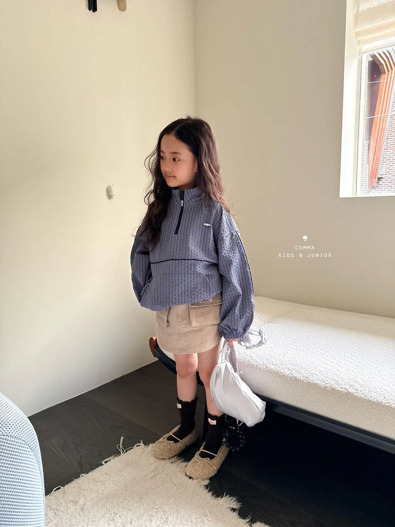 Comma - Korean Children Fashion - #prettylittlegirls - Half Zip-Up Windbreaker - 6