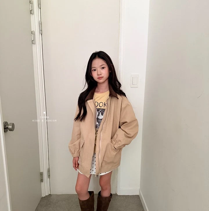 Comma - Korean Children Fashion - #minifashionista - Collar Jacket - 4