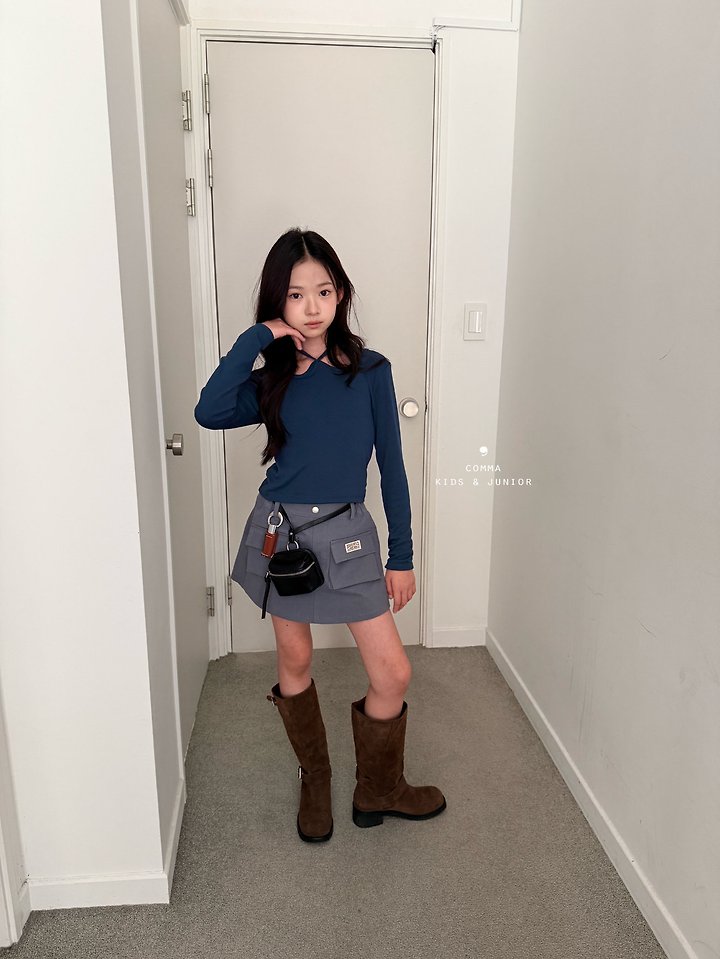 Comma - Korean Children Fashion - #stylishchildhood - Strap Tee - 12