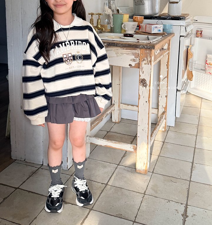Comma - Korean Children Fashion - #stylishchildhood - Cambridge Sweatshirt - 11