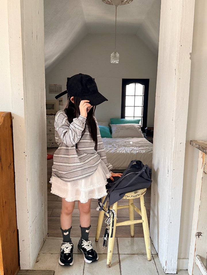 Comma - Korean Children Fashion - #todddlerfashion - Frill Shirring Skirt - 11