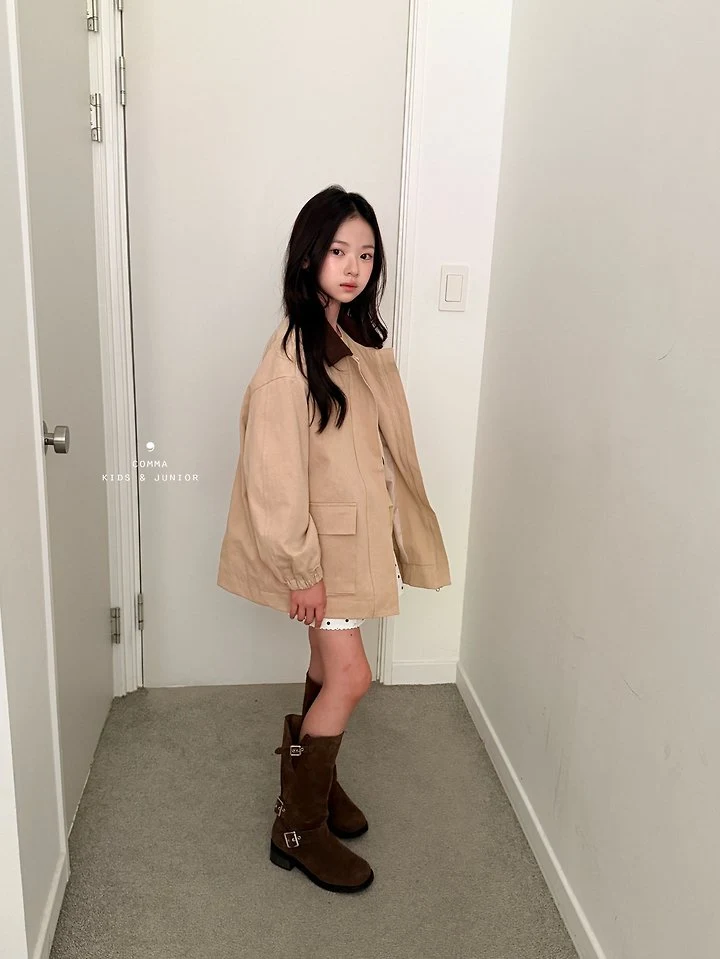 Comma - Korean Children Fashion - #todddlerfashion - Collar Jacket - 5
