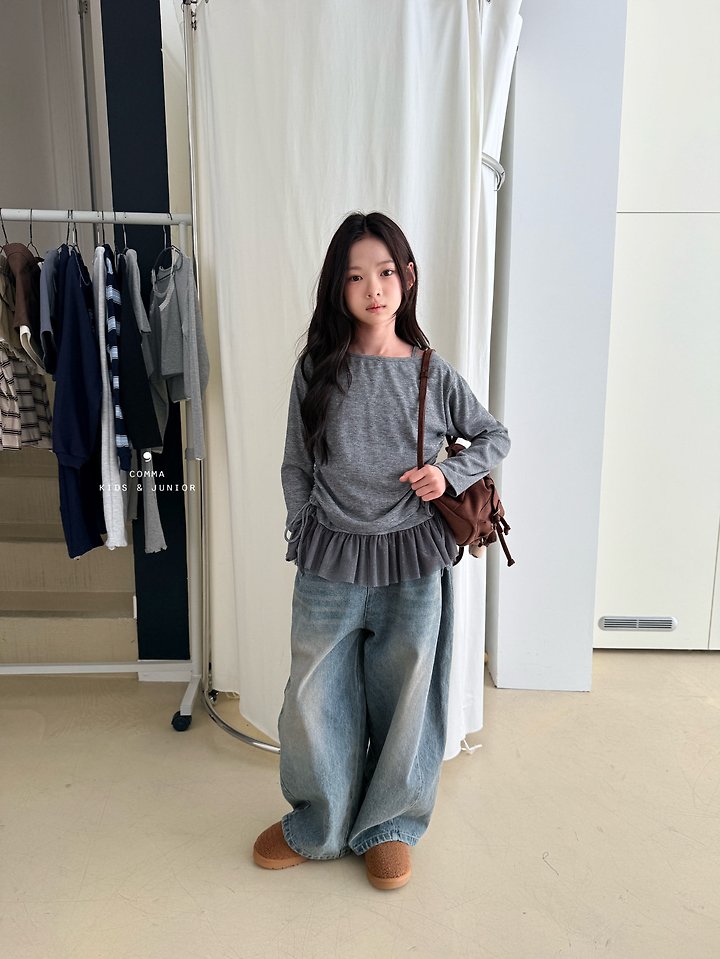Comma - Korean Children Fashion - #prettylittlegirls - Mesh Frill Set - 4