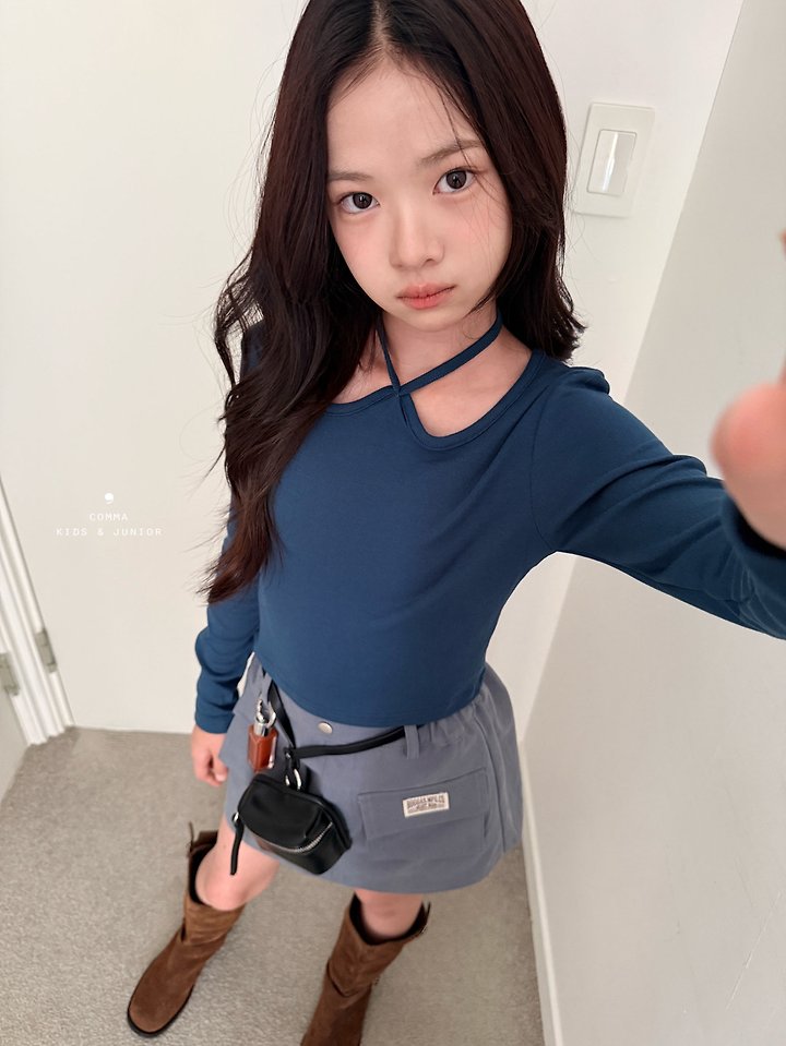Comma - Korean Children Fashion - #toddlerclothing - Strap Tee - 11