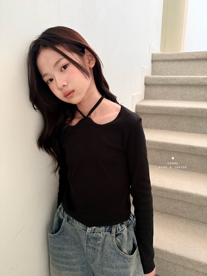 Comma - Korean Children Fashion - #toddlerclothing - Denim Cut-Line Jeans - 7