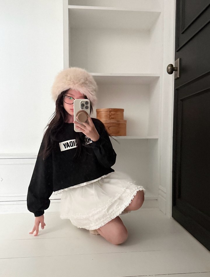 Comma - Korean Children Fashion - #toddlerclothing - Frill Shirring Skirt - 12